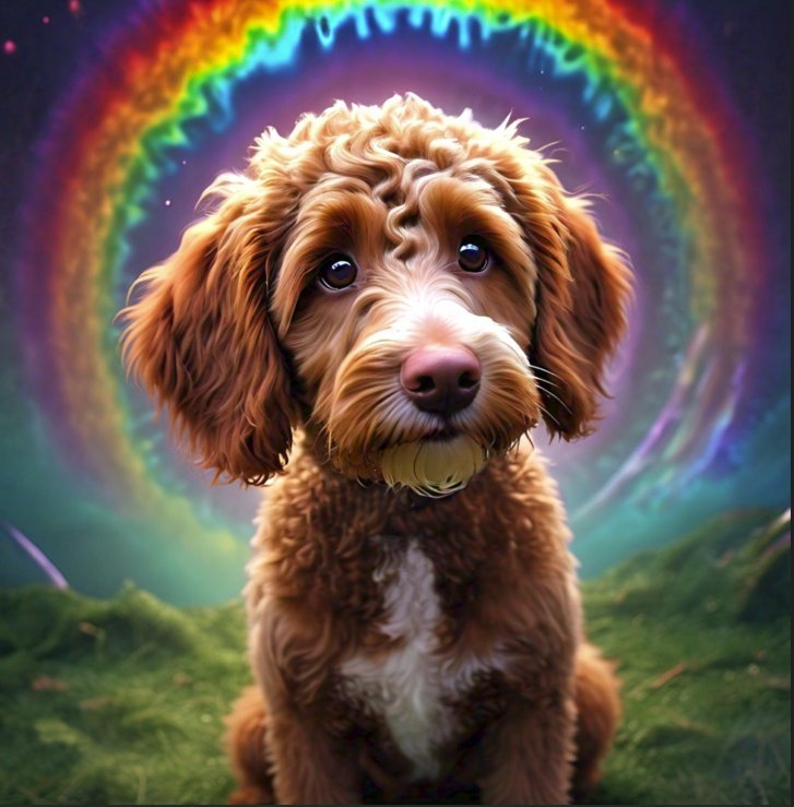 Lucy entering the magical Doodle Dreamland - children's bedtime story illustration